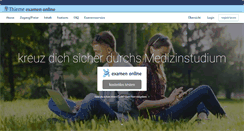 Desktop Screenshot of examenonline.thieme.de