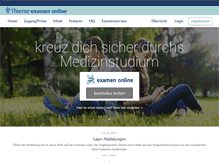 Tablet Screenshot of examenonline.thieme.de