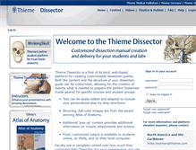 Tablet Screenshot of dissector.thieme.com